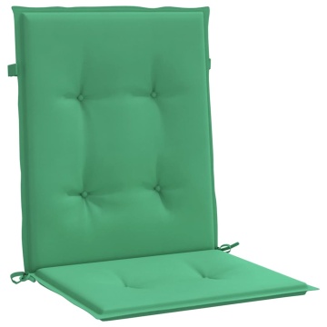 Perne cu spătar mic, 6 buc., verde, 100x50x3 cm, textil oxford - Img 3