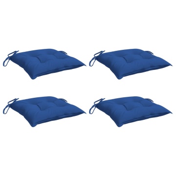 Perne de scaun, 4 buc., albastru, 50x50x7 cm, textil oxford - Img 3