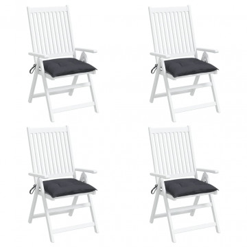 Perne de scaun, 4 buc., antracit, 50x50x7 cm, textil oxford - Img 3