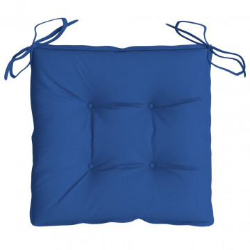 Perne de scaun, 6 buc., albastru, 50x50x7 cm, textil oxford - Img 8