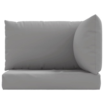 Perne pentru canapea din paleți, 3 buc., gri, material textil - Img 4