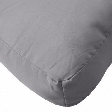 Perne pentru canapea din paleți, 3 buc., gri, material textil - Img 7