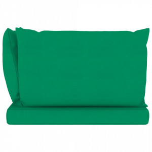 Perne pentru canapea din paleți, 3 buc., verde, textil - Img 4