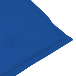 Perne pentru scaun grădină, 4 buc., albastru regal, 120x50x4 cm - Img 6