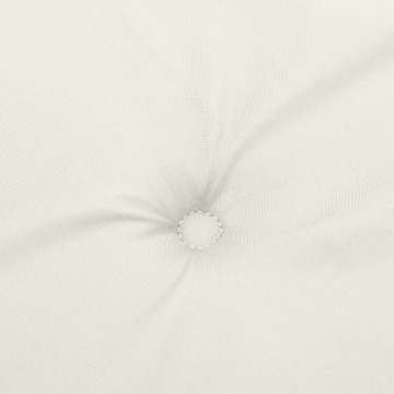 Perne scaun cu spătar scund 6buc. melanj crem 100x50x4cm textil - Img 6