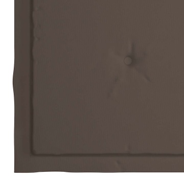 Perne scaune grădină 4 buc. gri taupe 40x40x3cm țesătură Oxford - Img 6