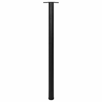 Picioare de masă reglabile pe înălțime, 4 buc, 1100 mm, negru - Img 3
