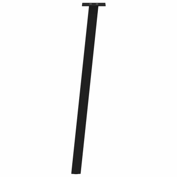 Picioare măsuță de cafea 4 buc Negru 72 cm Oțel - Img 8
