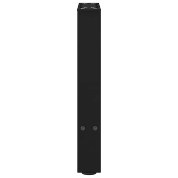 Picioare măsuță de cafea Negru 2 buc 28x(42-43) cm Oțel - Img 5
