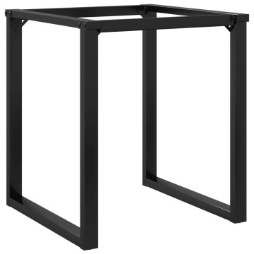 Picioare Măsuță de cafea O-Frame 60x60x73 cm Fontă - Img 2
