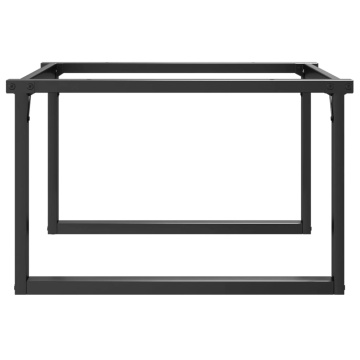 Picioare Măsuță de cafea O-Frame 70x60x43 cm Fontă - Img 8