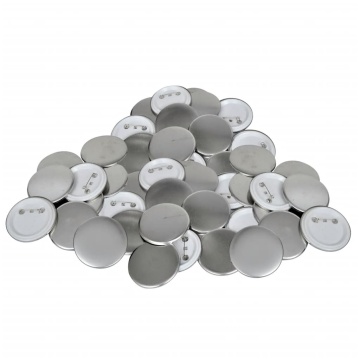 Piese ecuson cu agrafă de prindere pe spate, 500 buc., 58 mm - Img 1