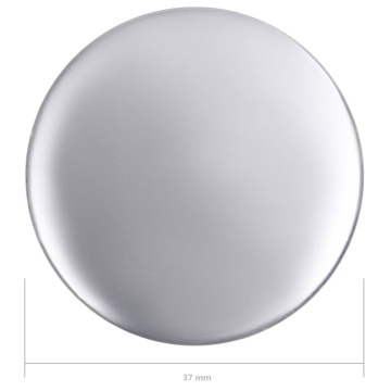 Piese ecuson cu agrafă de prindere pe spate 500 seturi 37 mm - Img 5