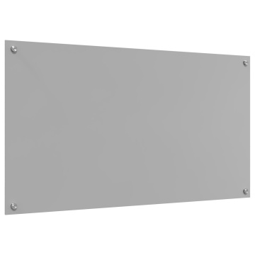 Placă Backsplash pentru Bucătărie Gri deschis 110x60x0,6 cm din Sticlă Temperată - Img 4