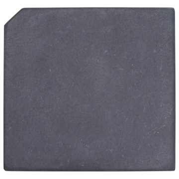 Placă de greutate umbrelă, negru, granit, 25 kg, pătrat - Img 3