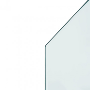 Placă de sticlă pentru șemineu, hexagonală, 100x50 cm - Img 8