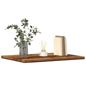 Plăci bibliotecă, 4 buc. lemn vechi 40x30x1,5 cm lemn prelucrat - Img 1