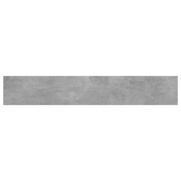Plăci bibliotecă, gri beton, 4 buc, 60 x 10 x 1,5 cm, PAL - Img 4