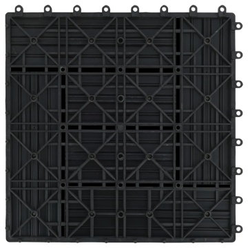 Plăci de pardoseală, 11 buc, negru, 30x30 cm, WPC, 1 mp - Img 5