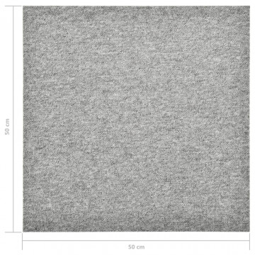 Plăci de pardoseală, 20 buc., gri deschis, 50 x 50 cm, 5 m² - Img 8