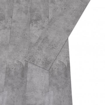 Plăci de pardoseală autoadezive, maro ciment, 5,02 m², 2 mm,PVC - Img 3