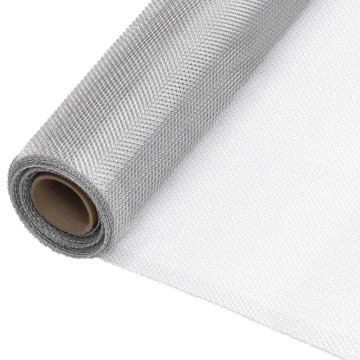Plasă de sârmă, argintiu, 60x2000 cm, aluminiu - Img 1