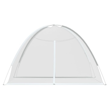 Plasa țânțari Mongolia cu uși, 220 ochiuri alb 200x120x130 cm - Img 4
