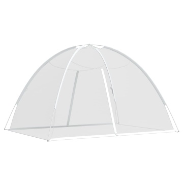 Plasa țânțari Mongolia cu uși, 220 ochiuri alb 200x120x130 cm - Img 5
