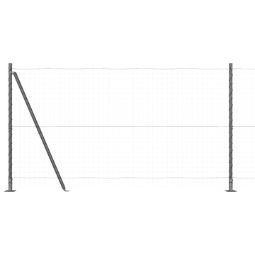 Popeți cu plăci de bază 7 pcs Ø32mm 78,5cm Oțel galvanizat - Img 4