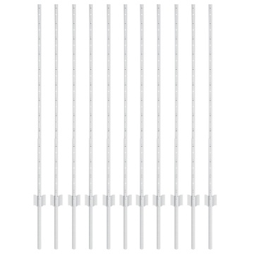 Posturi de gard 22 pcs U-Channel 120 cm Oțel galvanizat - Img 2