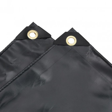Prelată, antracit, 3x6 m, 600 g/m² - Img 8