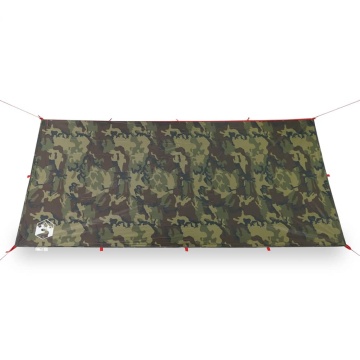Prelată de camping, camuflaj, 366x306 cm, impermeabilă - Img 8