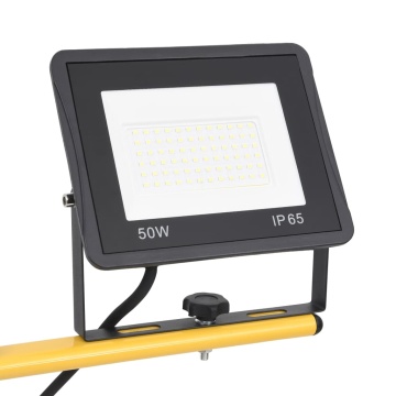 Proiector cu LED și trepied, 2x50 W, alb rece - Img 4