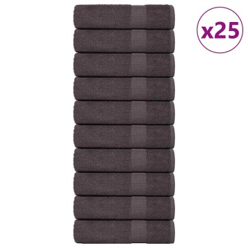 Prosoape de baie 25 buc Antracit 100x150cm 360 g/m² 100% bumbac - Img 1