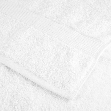 Prosoape de duș premium 25 buc alb 70x140cm 600 gsm 100% bumbac - Img 5