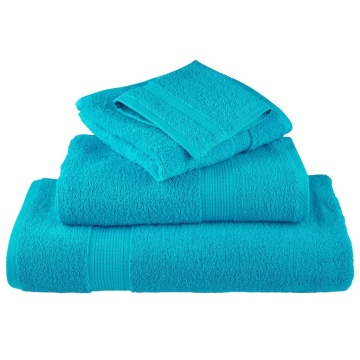 Prosoape oaspeți premium SOLUND 10 buc turcoaz 30x50 cm 600 gsm - Img 4