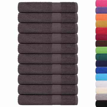 Prosoape pentru saună 25 buc Antracit 360 g/m² 100% bumbac - Img 2