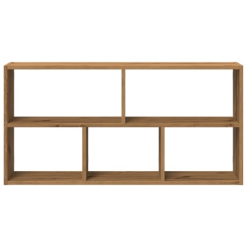 Raft de perete, lemn artizanal, 100x25x50 cm, lemn prelucrat - Img 4