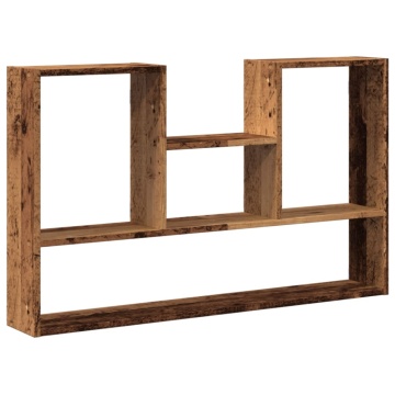Raft de perete, lemn vechi, 99x15x60 cm, lemn prelucrat - Img 2