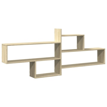 Raft de perete, stejar sonoma, 167,5x18x68 cm, lemn prelucrat - Img 2