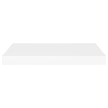 Raft de perete suspendat, alb, 60x23,5x3,8 cm, MDF - Img 4