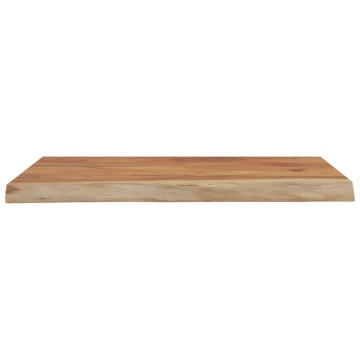 Raft perete 40x30x3,8 cm dreptunghiular lemn acacia margine vie - Img 4