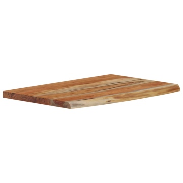 Raft perete 60x40x2,5 cm dreptunghiular lemn acacia margine vie - Img 3