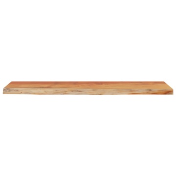 Raft perete 80x20x2,5 cm dreptunghiular lemn acacia margine vie - Img 4