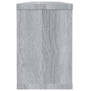Rafturi de perete cub, 6 buc., gri sonoma, 60x15x23 cm, lemn - Img 8