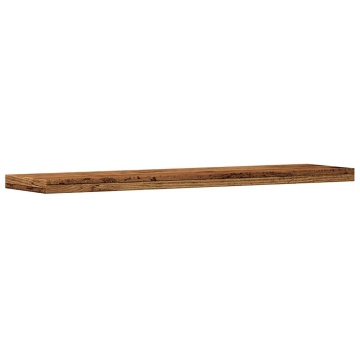 Rafturi perete 4 buc., lemn vechi, 40x20x1,5 cm, lemn prelucrat - Img 4