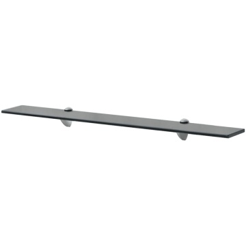 Rafturi suspendate, 2 buc., 80 x 10 cm, sticlă, 8 mm - Img 2