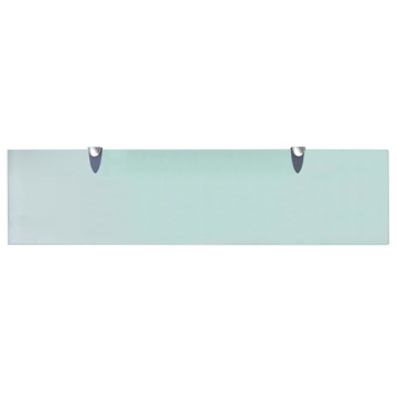 Rafturi suspendate, 2 buc., 80 x 20 cm, sticlă, 8 mm - Img 4