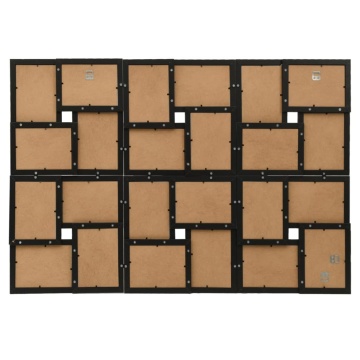 Ramă foto colaj pentru 24x (10x15 cm) foto, negru, MDF - Img 3