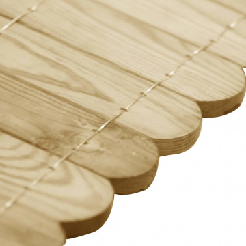 Role de bordură, 2 buc., 120 cm, lemn de pin tratat - Img 6